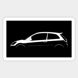 Ford Fiesta ST Mk V Silhouette Magnet